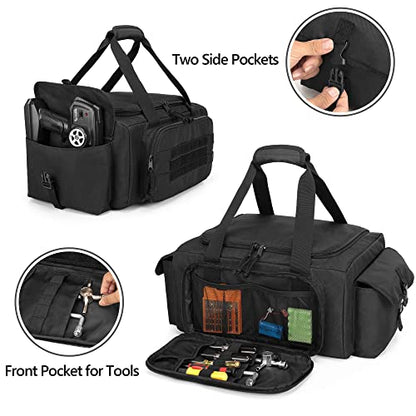 GOBUROS RC Storage Bag for 1/14, 1/16 and 1/18 Car, RC Car Carrying Bag | RC Carry Case with Tool Pockets for Easy Storage and Transport(Patent Design)