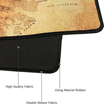 XXL Professional Large Mouse Pad& Computer Game Mouse Mat (35.4x15.7x0.1IN, Compass) - color: Compass, size: 35.4x15.7x0.1IN