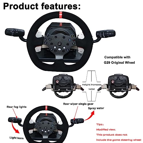 Obokidlyamor Simulator Turn Signal Wiper Light Combination Switch for Logitech G920/G923 For PXN V10 Gaming Steering Wheel Truck ATS & ETS2 Hub Trucker(For PXN V10) - size: For PXN V10