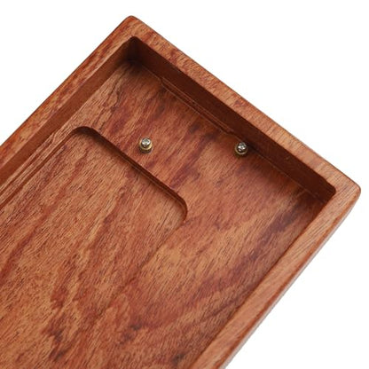 GH60 Solid Wooden Case Wrist Rest for 60% Mini Mechanical Gaming Keyboard Compatible Poker2 Pok3r Faceu 60 (Yellow Rosewood) - color: Yellow Rosewood