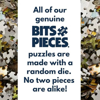 Bits and Pieces – Sunflower and Songbirds Jigsaw Puzzle by William Vanderdasson – 50, 100, 200 (15"x19"), 500 (18"x24"), 1000 Piece (20"x27") – Colorful Garden Birds for Adults (1000 Piece Puzzle) - size: 1000 Piece Puzzle