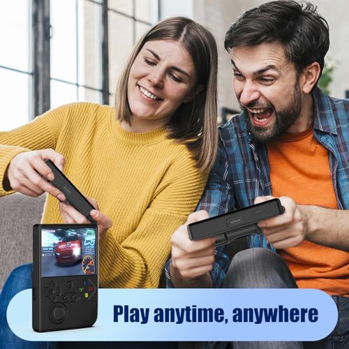 Silicone Case for RG40XXV Retro Handheld Game Console with Lanyard | Anti-Scratch Washable Soft Protective Case for Anbernic RG 40XXV Accessories - color: Black