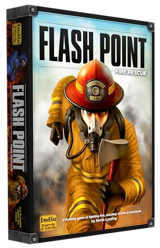 Flash Point: Fire Rescue 2nd Edition - A Thrilling Cooperative Board Game For Kids, Teens & Families to Save Lives - For 2-6 Players Ages 10+ with 30 Minute Play Time by Indie Boards & Cards