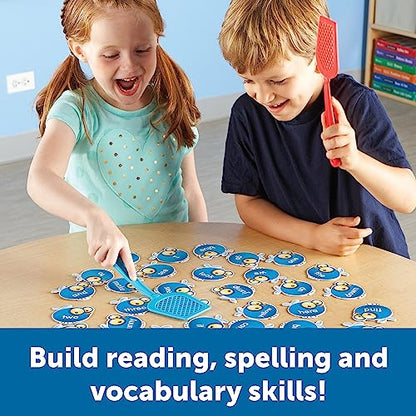 Learning Resources Sight Word Swat A Sight Words Game - Phonics Flash Cards, Board Games for Kids, Montessori Spelling , Homeschool, Classroom Must Haves, Teacher Supplies, Gifts for Boys and Girls - style: Sight Word Swat