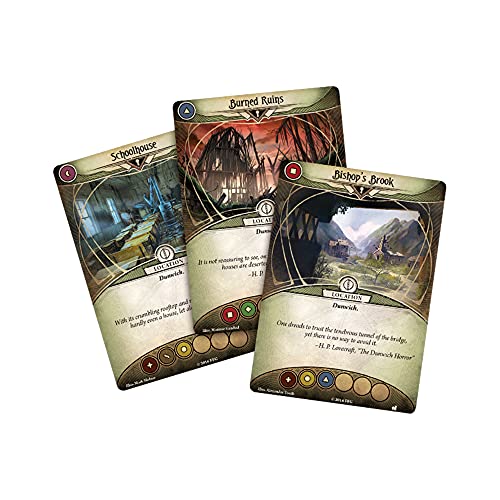 Fantasy Flight Games Arkham Horror The Card Game Blood on the Altar MYTHOS PACK - Unearth the Secrets of Dunwich! Cooperative Living Card Game, Ages 14+, 1-4 Players, 1-2 Hour Playtime - size: Mythos Pack, style: The Essex County Express