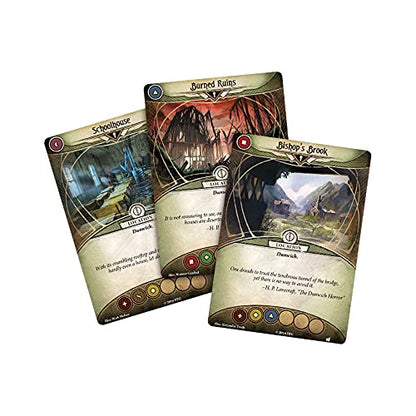 Fantasy Flight Games Arkham Horror The Card Game Blood on the Altar MYTHOS PACK - Unearth the Secrets of Dunwich! Cooperative Living Card Game, Ages 14+, 1-4 Players, 1-2 Hour Playtime - size: Mythos Pack, style: The Essex County Express