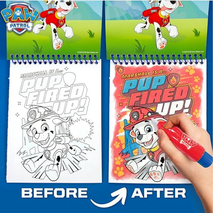 Paw Patrol Aqua Art, Color 4 Reusable Aqua Art Pages with a Water Pen, Reusable No-Mess Toddler Activities, Water Reveal Activity Book, Paw Patrol Toy, Toddler Travel Activities, Kids Travel Toys - style: Paw Patrol