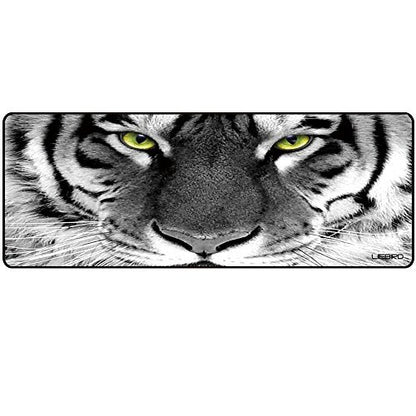 LIEBIRD® Extended XXL Gaming Mouse Pad - Portable Large Desk Pad for Laptop - Non-Slip Rubber Base (RGB White) - color: RGB White