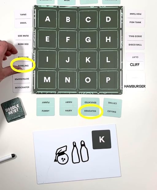The Quick Drawing and Deduction Family Party Game for Kids, Teens, College Students, Adults & Families - Perfect for Fun Parties and Board Games Night with Your Group