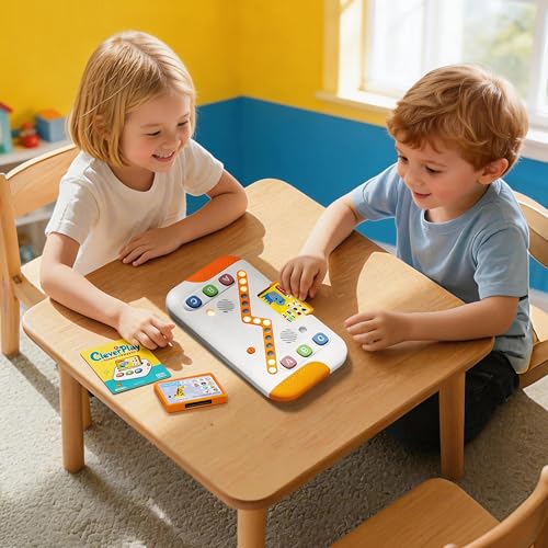 Educational Toys for Kids 3-7 Years Old, Interactive Quiz Battle Game with 800 Questions, 2-Player Learning Toy, Montessori Brain Training, Autism Sensory Speech Therapy Gift for Toddler Boys Girls