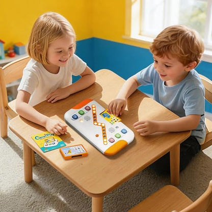 Educational Toys for Kids 3-7 Years Old, Interactive Quiz Battle Game with 800 Questions, 2-Player Learning Toy, Montessori Brain Training, Autism Sensory Speech Therapy Gift for Toddler Boys Girls