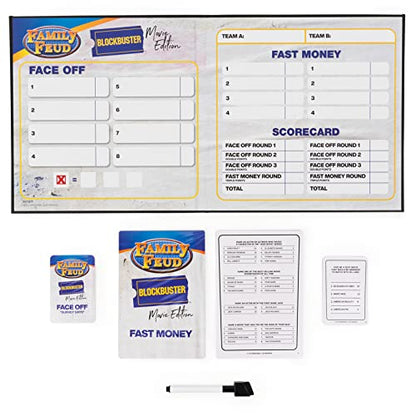 Family Feud Blockbuster Edition, Movie Trivia Survey Showdown Board Game for Ages 12 & up - color: Blockbuster Edition
