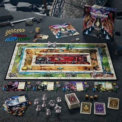 Avalon Hill Talisman: The Magical Quest Board Game, 5th Edition | Fantasy Tabletop Adventure Games | Ages 12 and Up | 2 to 6 Players | Roleplaying Strategy Games - style: Talisman