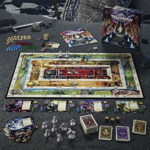 Avalon Hill Talisman: The Magical Quest Board Game, 5th Edition | Fantasy Tabletop Adventure Games | Ages 12 and Up | 2 to 6 Players | Roleplaying Strategy Games - style: Talisman