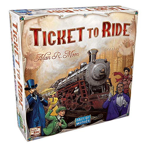 Ticket to Ride Board Game - A Cross-Country Train Adventure for Friends and Family! Strategy Game for Kids & Adults, Ages 8+, 2-5 Players, 30-60 Minute Playtime, Made by Days of Wonder - style: Ticket to Ride