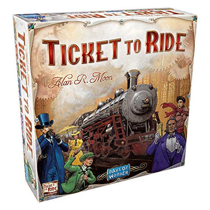 Ticket to Ride Board Game - A Cross-Country Train Adventure for Friends and Family! Strategy Game for Kids & Adults, Ages 8+, 2-5 Players, 30-60 Minute Playtime, Made by Days of Wonder - style: Ticket to Ride