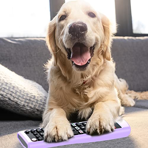 Case for LG TV Remotes, Cover for LG Smart TV Remote Control AKB75095307 AKB75375604 AKB74915305 Original, Replacement Silicone Skin Sleeve Glow in The Dark Purple - color: Lilac Purple