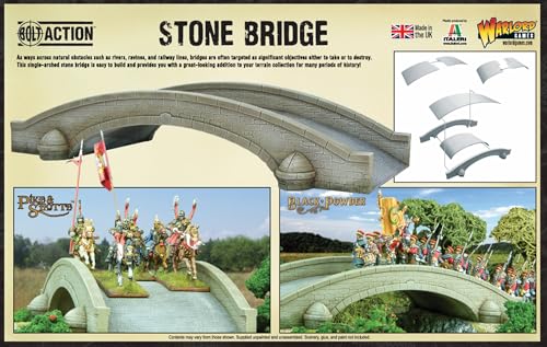 Warlord Bolt Action Stone 1:56 WWII Military Wargaming Diorama Plastic Model Kit, Small