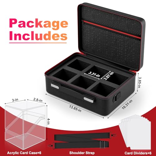 Proijeut Portable Card Case Set + Life Counter Deck Box