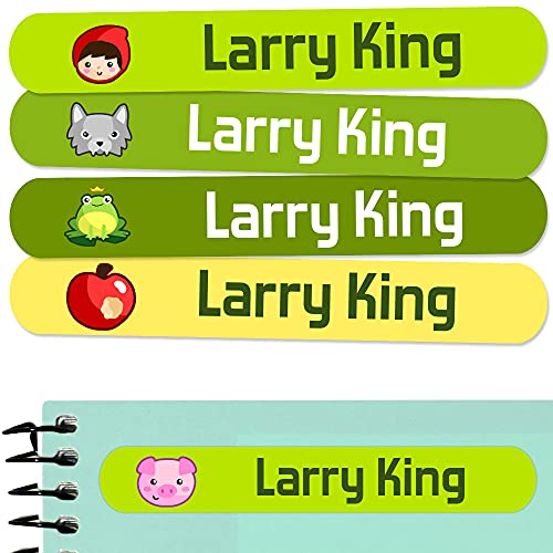50 Personalized Adhesive Labels to Mark Objects 2.3 x 0.4 in. Waterproof Stickers to Mark School Supplies, Books, kindergartens Goods, Summer Camps, Children's Toys, etc. - color: Fairy