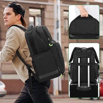 PGmoon Carry Backpack Compatible with Xbox Series X/S Console, Travel Carrying Case with Separate Storage Room for Console, Headset, Controllers, Multiple Pockets for Gaming Accessories(Patent Design)