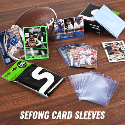 5000ct Clear Card Sleeves for Trading Cards, Baseball Sports Soft Sleeves, Ultra Soft Plastic Card Protector Sleeve for Football, MTG, PKM, Game, Standard Cards - size: 5000 PCS