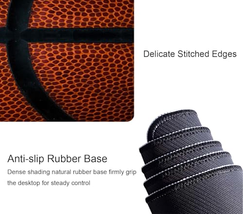 Basketball Large Gaming Mouse Pad Keyboard Desk Pad Extended Mouse Pad Gaming Office Decor, PC Laptop Mouse Pads Large (31.5x151.8 in) with Stitched Edges Non-Slip Base Mousepad XL - color: Basketball