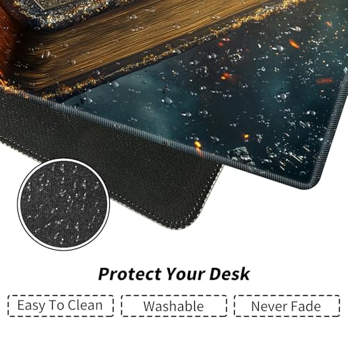 Book of The Bible for MTG & TCG Playmat Mouse Pad,BFDHGQZC 24" x 14" Game Mat for MTG/RPG/CCG Trading Card Game Playmats Table Mat Perfect for Card Games Video Games Computer Office - color: Book of the Bible