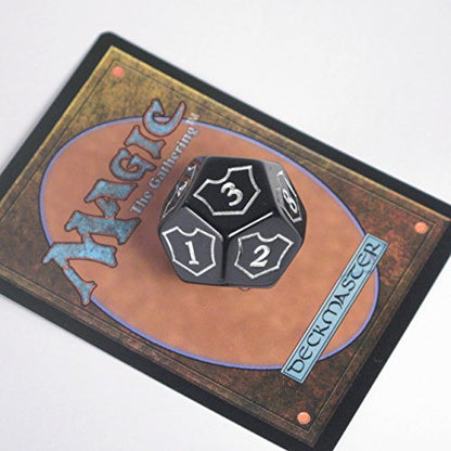 MTG D12 Spin-Down Loyalty Counter Dice 5 Die Set by Hedral - Red, White, Black, Green, Blue - Magic: The Gathering TCG CCG Planeswalker Multi-Color