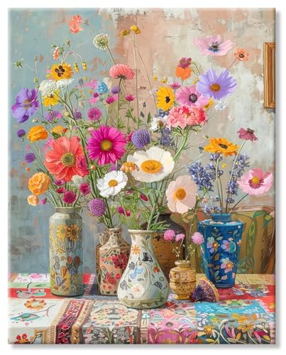 Puzzles for Adults 1000 Pieces Flowers, Puzzle 1000 Pieces, 1000 Piece Puzzle for Adults Suitable for Home Décor with 1:1 Poster Dust Free Jigsaw Puzzles (27.5"X19.6")