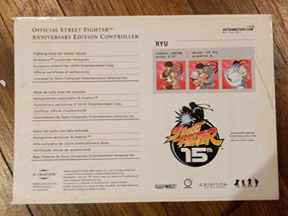 Street Fighter Ryu 15th Anniversary Controller NEW PS2