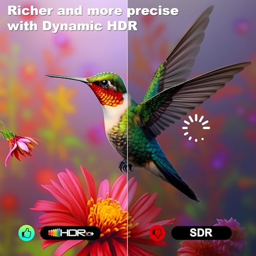 16K 10K 8K HDMI 2.2 Cable 6.6FT, 96Gbps Ultra High Speed HDMI Braided Cord, Support 16K@30Hz 8K@60Hz 4K@120Hz HDCP 2.2&2.3, Dynamic HDR,eARC,DTS:X, for Roku TV/HDTV/PS5/Xbox/Blu-ray - size: 2M/6.6Feet