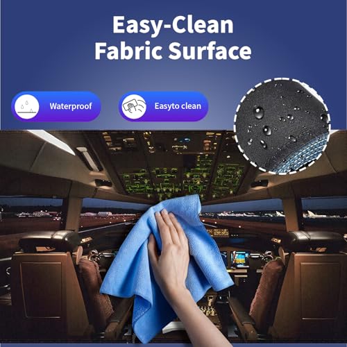 Extra Large Gaming & Office Mouse Pad (31.5" x 11.8") – Airplane Cockpit for Boeing 777 Enthusiast, Premium XXL Desk Mat with Durable Stitched Edges | Aviation Jet Dashboard, Aircraft Pilot Cabin, 31.5" x 11.8", Durable Stitched, XXL Anti-Slip Gaming Keyb