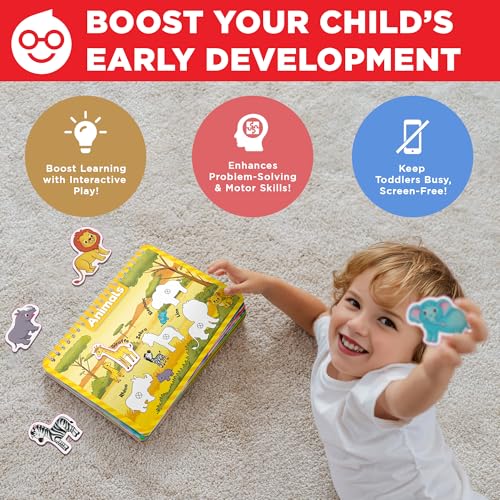 Doctor Jupiter My First Montessori Busy Book for Toddlers 1+ Year Olds | Preschool Learning Activities - Educational Travel Toys | Birthday Gift for Boys & Girls Ages 1,2,3 - style: My First Busy Book: 1+