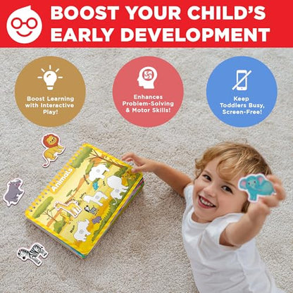 Doctor Jupiter My First Montessori Busy Book for Toddlers 1+ Year Olds | Preschool Learning Activities - Educational Travel Toys | Birthday Gift for Boys & Girls Ages 1,2,3 - style: My First Busy Book: 1+