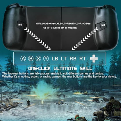 Joso Phone Controller for iPhone/Android Support Phone Case, Mobile Gaming Controller with Ergonomic Design - Wireless Gamepad for Cloud Gaming & PS Remote Play - color: Blue+Red