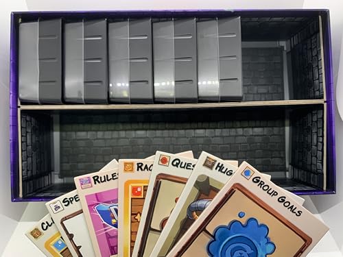 Treasure Trunk, Storage Solution for Dungeon Drop Board Game by Phase Shift | Storage for Entire Game, Expansions, Neoprene Mats, Walls, and Components in Provided Game Trays