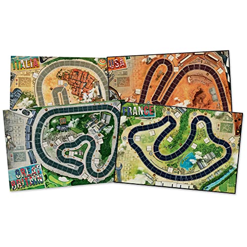 Asmodee HEAT: Pedal to the Metal Board Game - Intense Car Racing and Strategy Game, Fun Family Game for Kids and Adults, Ages 10+, 1-4 Players, 60 Minute Playtime
