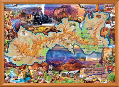 MasterPieces - 1000 Piece Jigsaw Puzzle, Grand Canyon National Park, Fun for Adults, Family, Kids 19.25"x26.75" - style: Grand Canyon