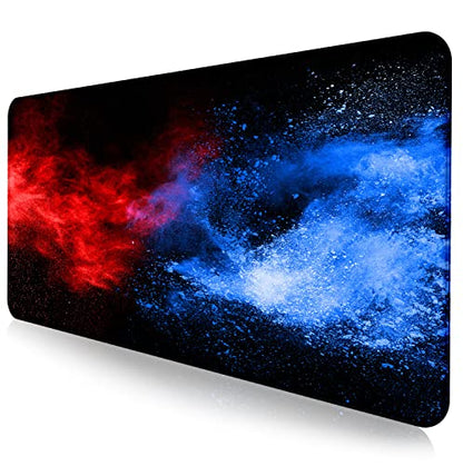 Colorful Starry Sky Mouse Pad, Office, Keyboard, Laptop, and Home Desk Pad | Large Extended Mouse Pad; Full Desk Coverage; Waterproof Coating; Stable Anti-Slide Base For Gaming, Office, Study Daily Use - color: Colorful Starry Sky