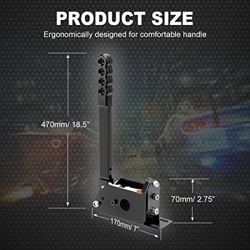 64 Bit USB SIM Handbrake PC Windows Racing Game for Logitech G25 G27 G29 G920 G923 for Thrustmaster T500 T300 with Handle Grip USB Cable