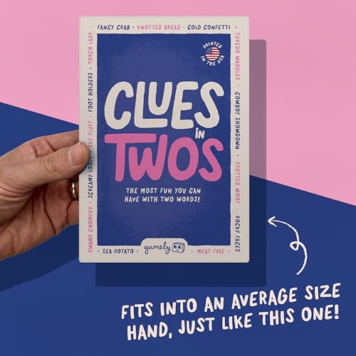Clues in Twos | The Most Fun You can Have with Two Words! | A Family Friendly Party Game Perfect for Teens & Adults | Age 12+ | 2-8 Players (Classic Edition)