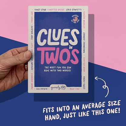 Clues in Twos | The Most Fun You can Have with Two Words! | A Family Friendly Party Game Perfect for Teens & Adults | Age 12+ | 2-8 Players (Classic Edition)