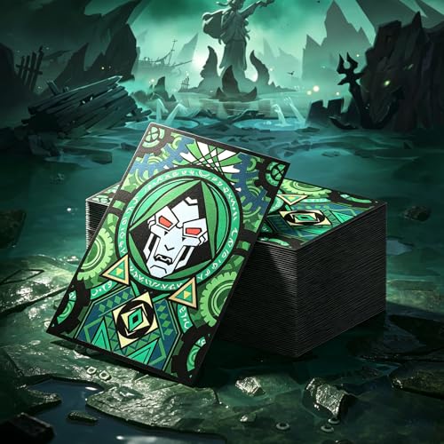 MTG Card Sleeves 100ct (Doctor), Clear Front & Matte Back, Smooth Shuffle, Art Card Sleeves Deck Protector