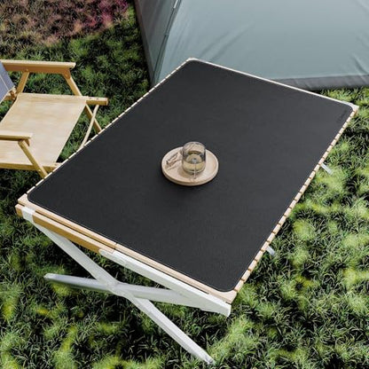CENNBIE 39.4" x 27.5" Leather Desk Mat,Computer Mouse Pad XXL (Black) | Premium Stitched Edges Resist Wear. Waterproof, Non-Slip & Easy To Clean. Protects Desk From Scratches. For Office & Home. - color: Black, size: 39.4" x 27.5"