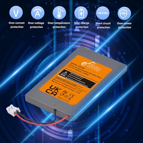 Pickle Power PS3 Controller Battery, 2 Pack LIP1359 Battery for Sony PlayStation 3 Dualshock 3 CECHZC2E CECHZC2U Controller,with USB Cable and Tools