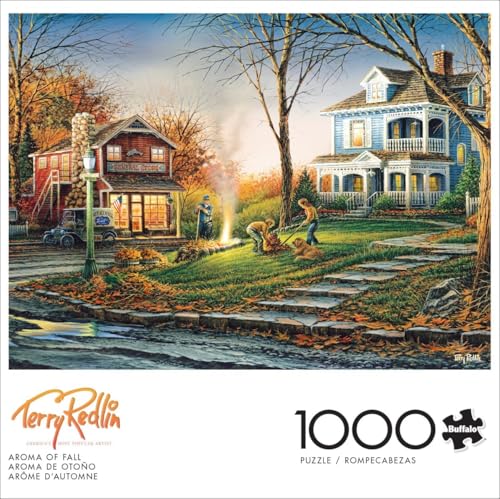 Buffalo Games - Aroma of Fall - 1000 Piece Jigsaw Puzzle for Adults | Officially Licensed, Silver Select, Foil Finish, Recycled Board, Giftable Display Box