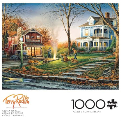 Buffalo Games - Aroma of Fall - 1000 Piece Jigsaw Puzzle for Adults | Officially Licensed, Silver Select, Foil Finish, Recycled Board, Giftable Display Box