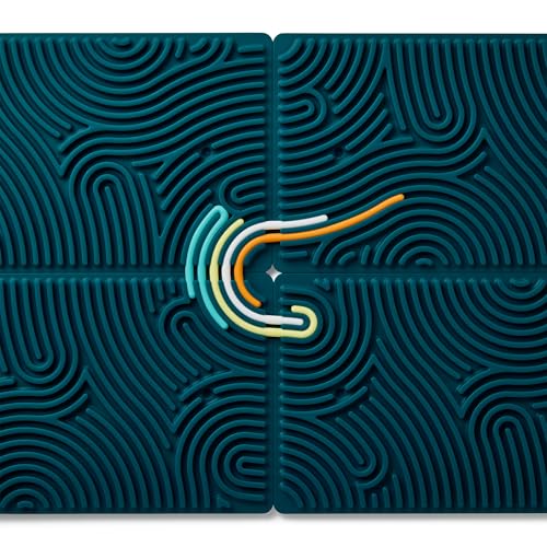 Pushpeel XL Sensory Activity Board – Expandable Silicone Fidget Toy for Stress, Anxiety, ADHD & Autism – Modular, Silent, No Mess - Spruce - color: Spruce