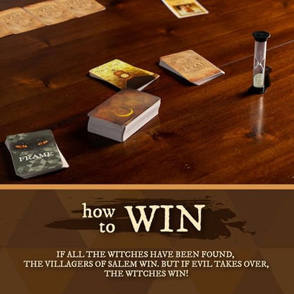 Facade Dark Cites Series Board Game of Strategy, Deceit, and Luck - Card Game for Teens Adults and Family - Salem 1692 - style: Contemporary